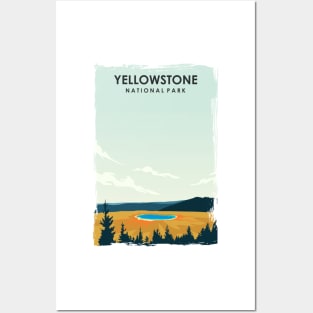 Yellowstone National Park Travel Poster Posters and Art